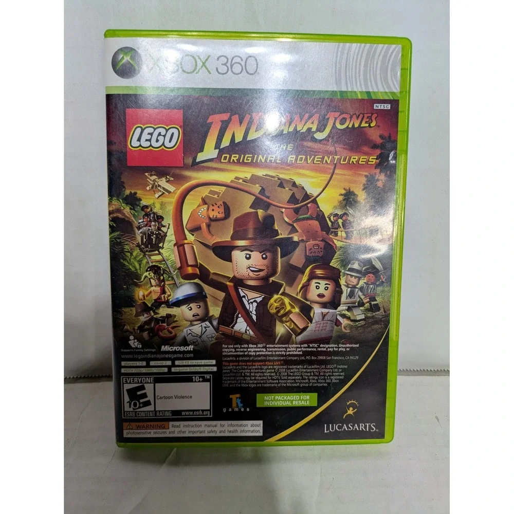 Microsoft Xbox 360 Assassins Creed GTA V LEGO Indiana Jones Kung Fu Panda TESTED